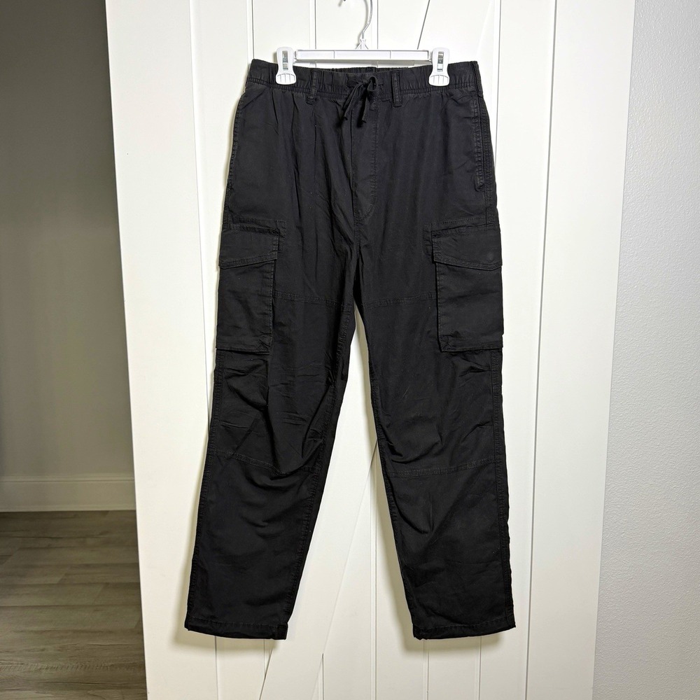 American Eagle FLEX Men's Black Relaxed Cargo Pants Size Small NWT Gorpcore